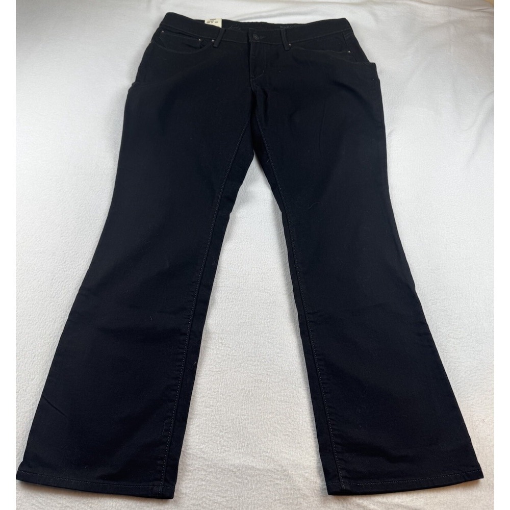 Levi's San Francisco Bold Curve Straight Leg Jeans Size 33 Black NWT
